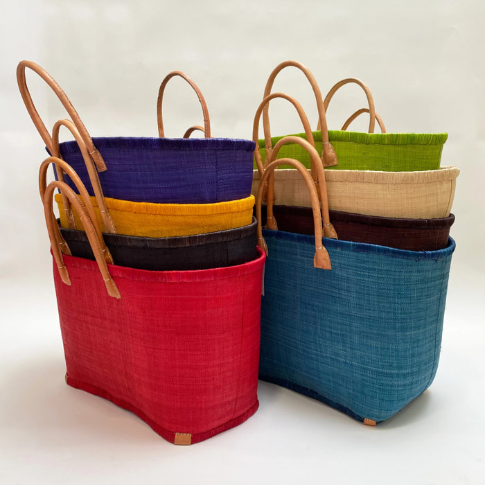 Panier artisanal de Madagascar - Morondova GM Chocolat avec pochon