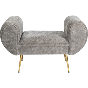 Banc Trono velours gris Kare Design