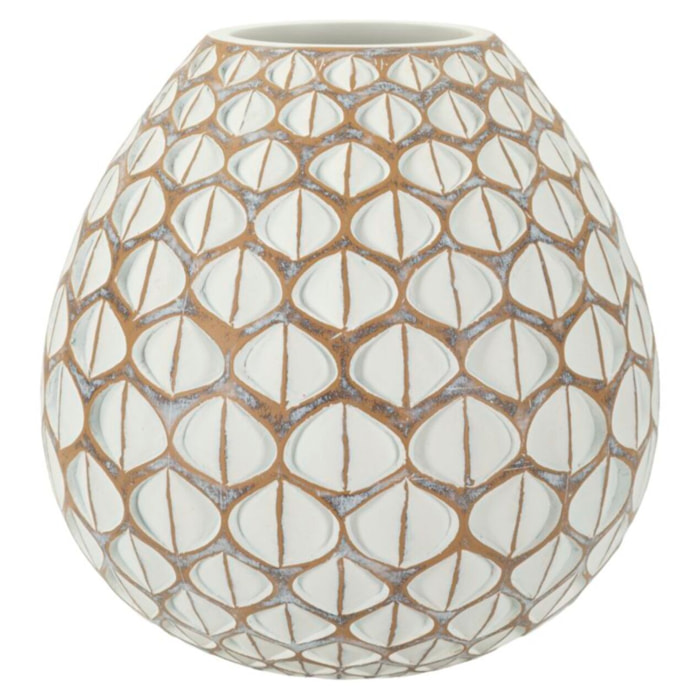 VASO RESINA TIBET CM Ø 27X27