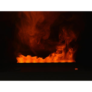 Cheminée décorative murale avec flamme simulée