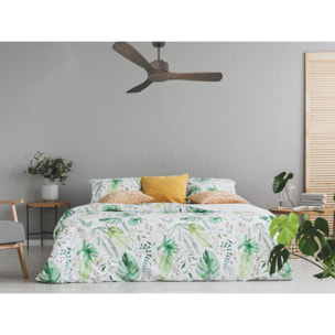 Ventilateur de plafond ø132 cm avec Wifi Réversible Hypersilence 40   W Chocolat