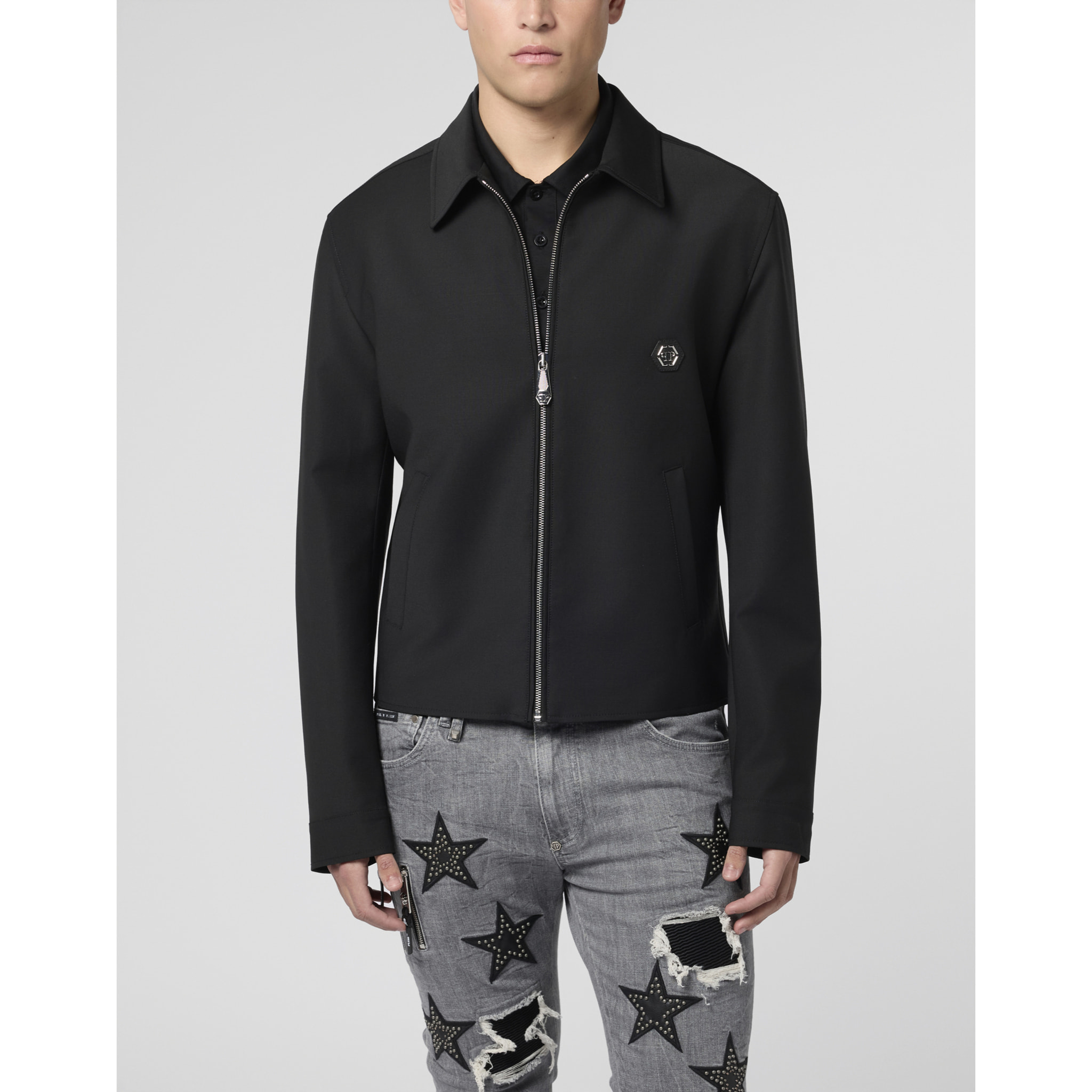 PHILIPP PLEIN Wool Blouson