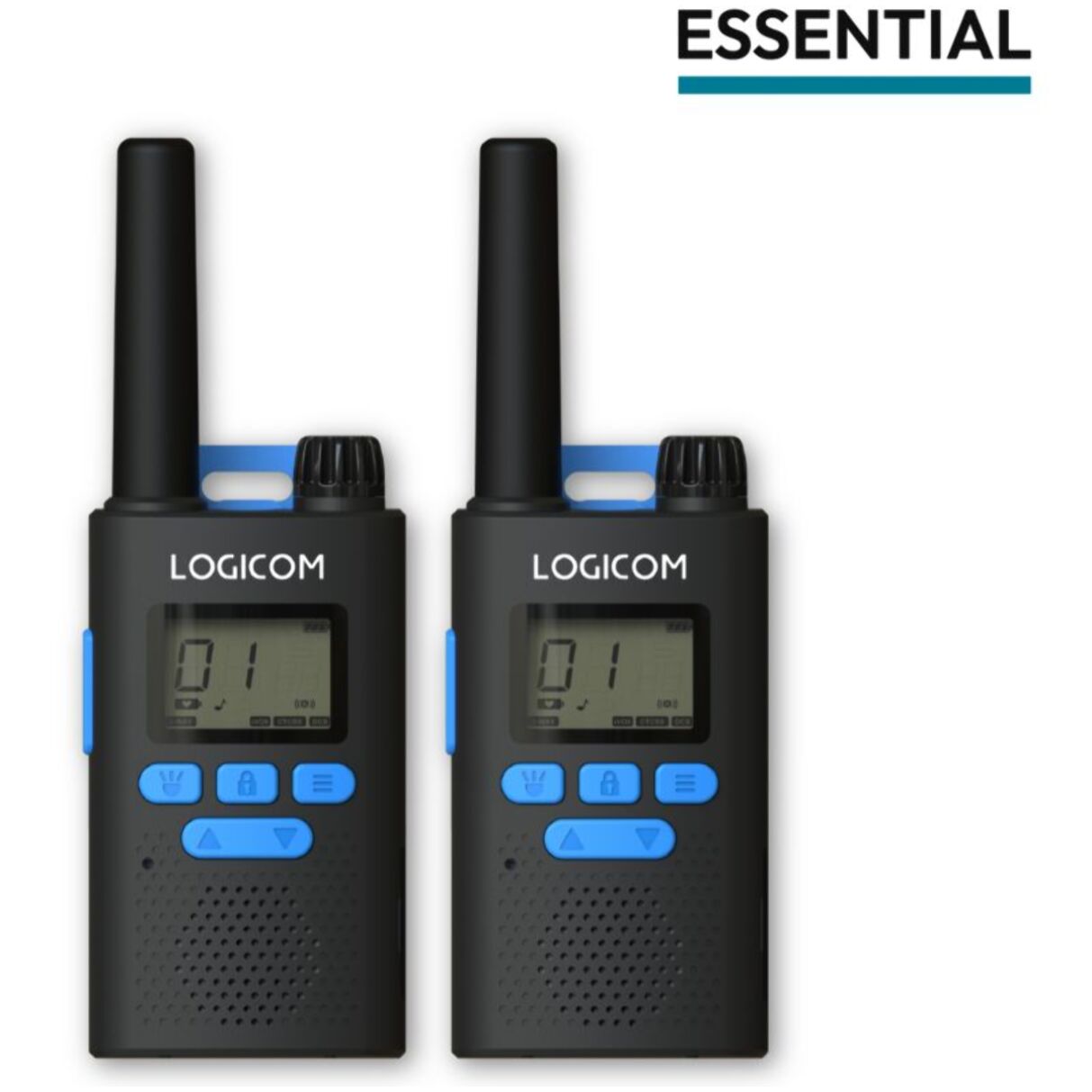 Talkie walkie LOGICOM Talkie Walkie Essentiel Noir