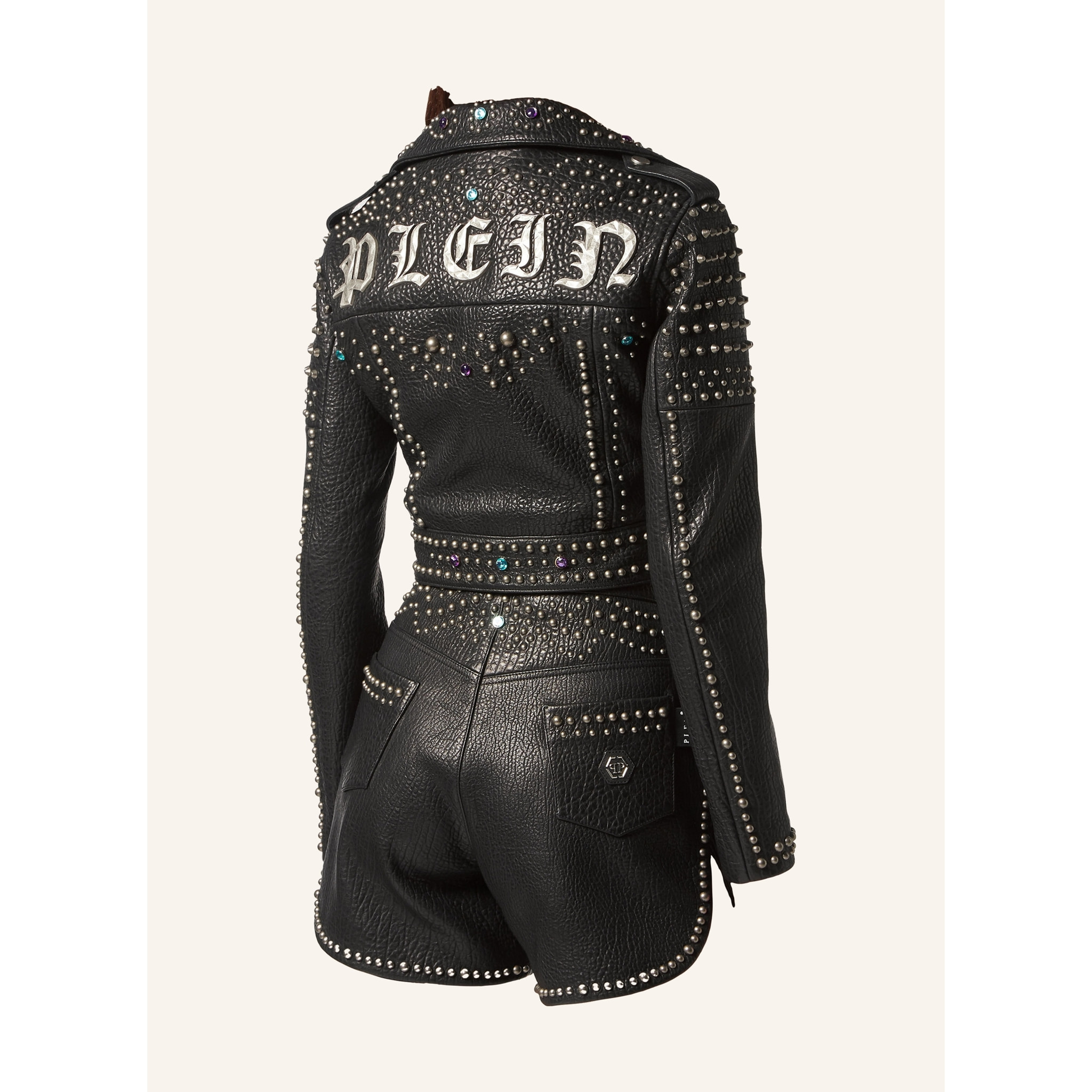 PHILIPP PLEIN Leather Jacket