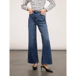 Motivi - Jeans wide leg Lila - Blu