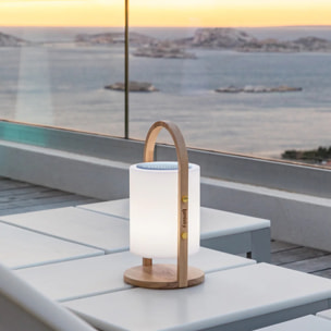Lampe enceinte bluetooth WOODY PLAY 10W