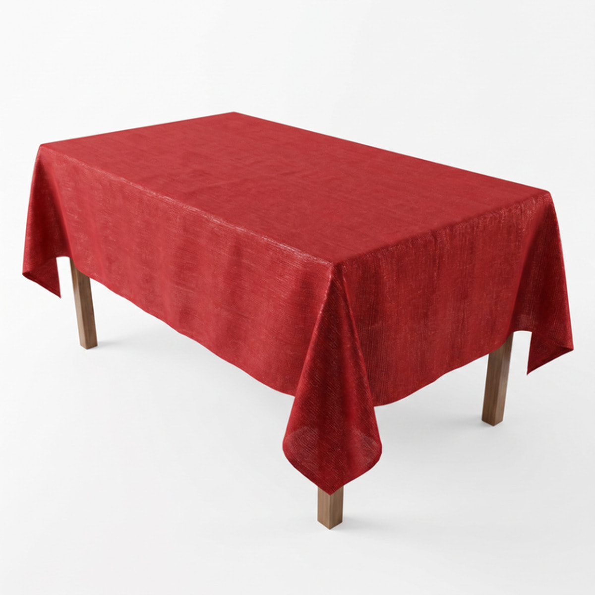 Tovaglia antimacchia in poliestere - ROSSO