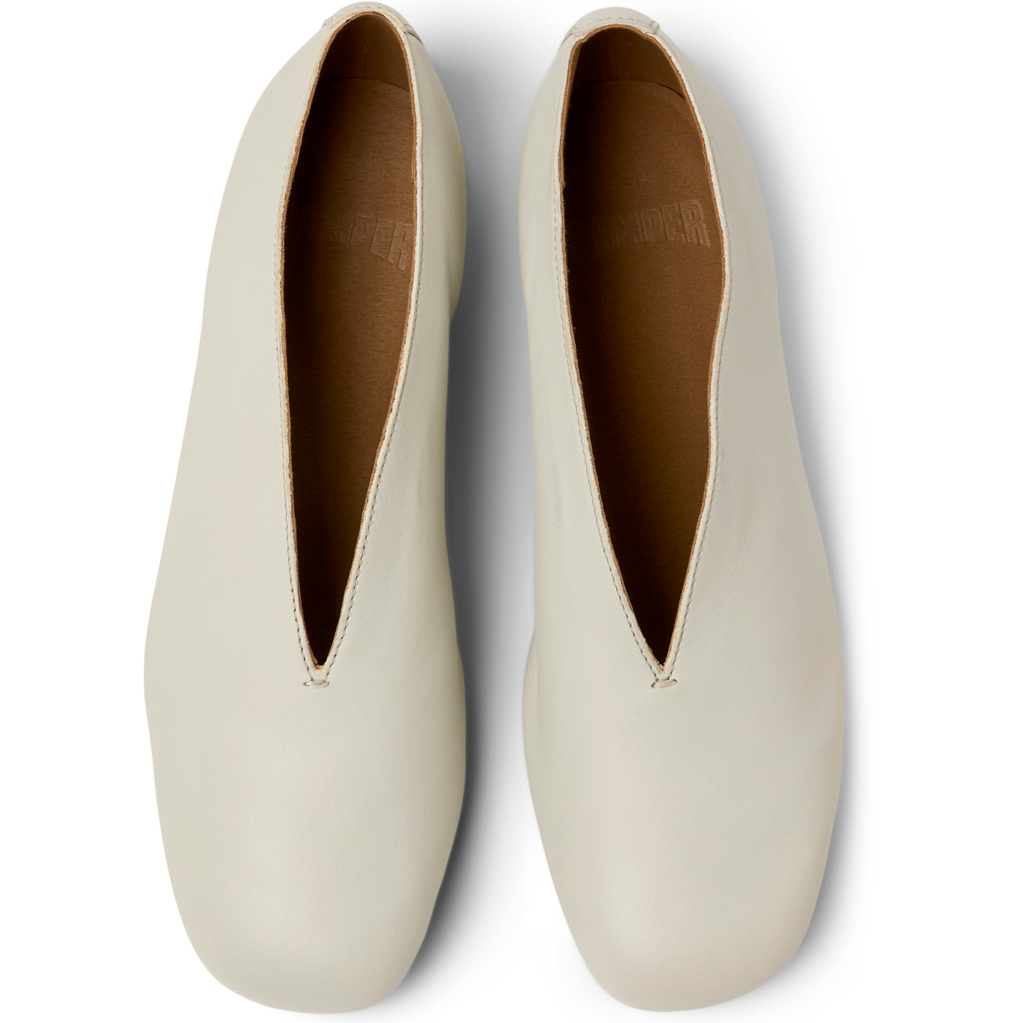 Ballerine - CAMPER Casi Myra - Beige - Pelle liscia