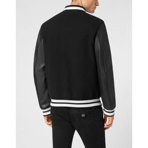 PHILIPP PLEIN Bomber de cuero