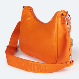 BOLSO SPLASH CROSSBODY BAGUETTE CARROT