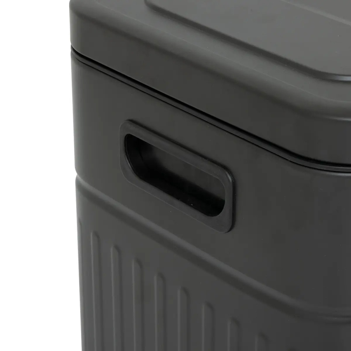 Poubelle Nova avec Pedale 2x30L Noir 45,5x36,5x67 cm