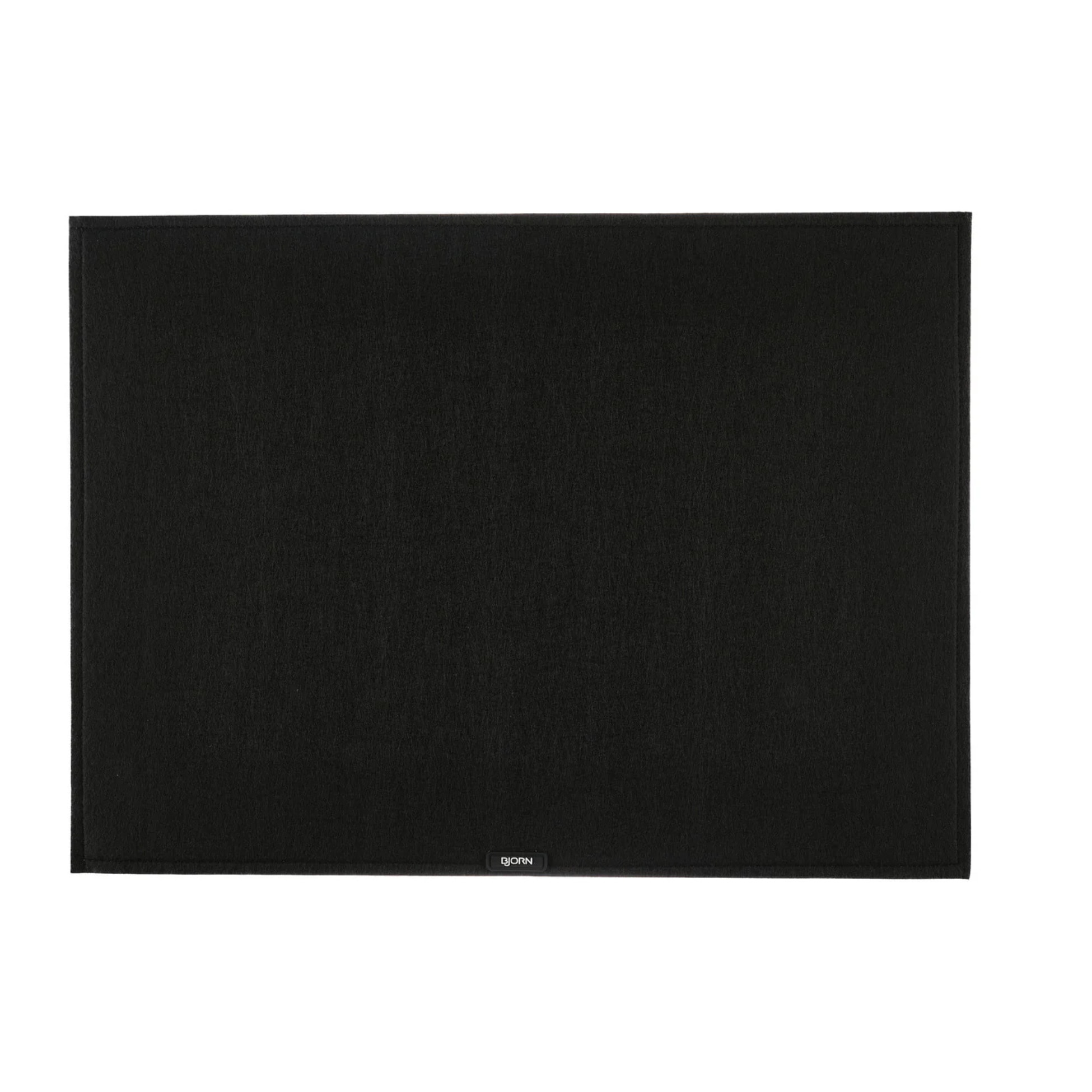 Set de table rectangulaire - 6 pièces - Feutre recyclé noir