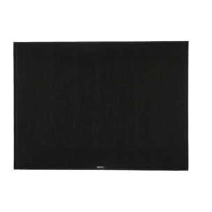 Set de table rectangulaire - 6 pièces - Feutre recyclé noir