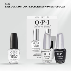 Duo Infinite Shine - Base et Top Coat Duo Pack - 30ml Base Coat, Top Coat