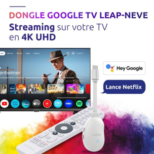 Passerelle multimédia STRONG LEAP-NEVE Stick Google TV 4K Chromecast