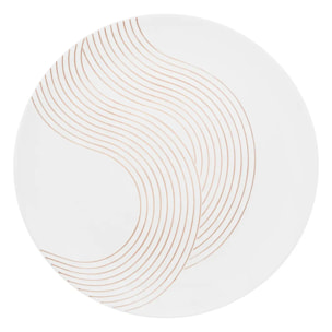 Assiette plate Sky lounge blanc D26,5xH2,9cm
