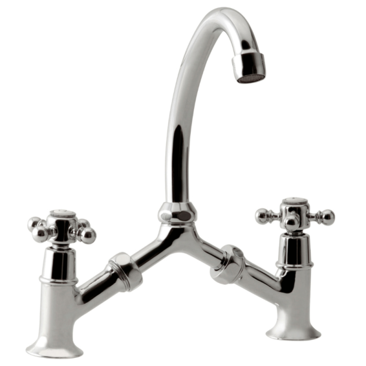 Mélangeur à pont PAINI Tiffany Chromé lavabo ou cuisine