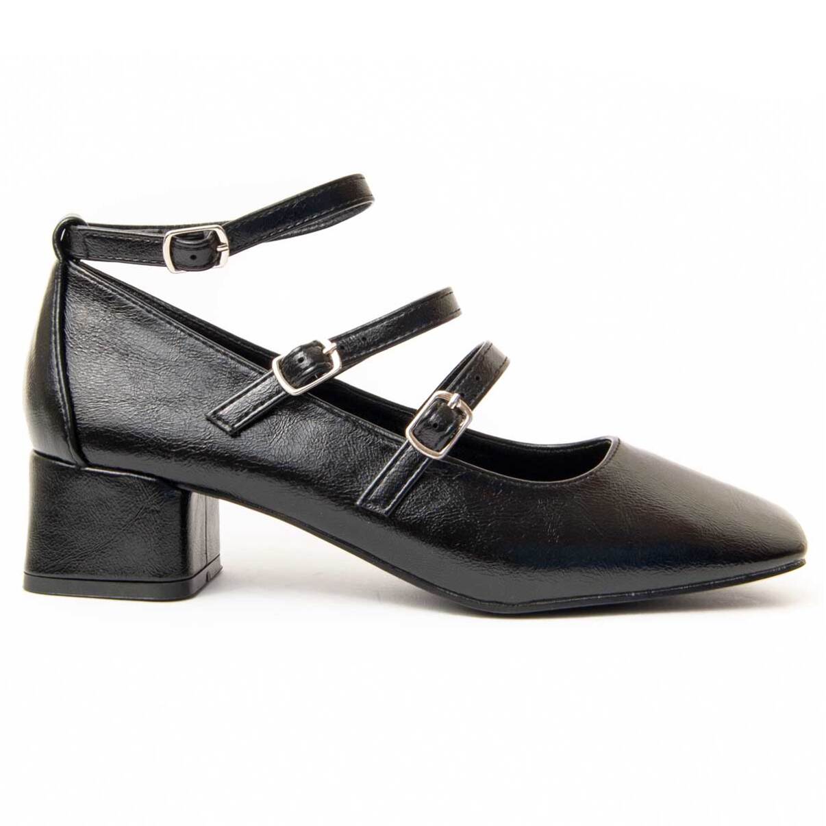 Zapato De Tacón - Negro - Altura: 4 Cm