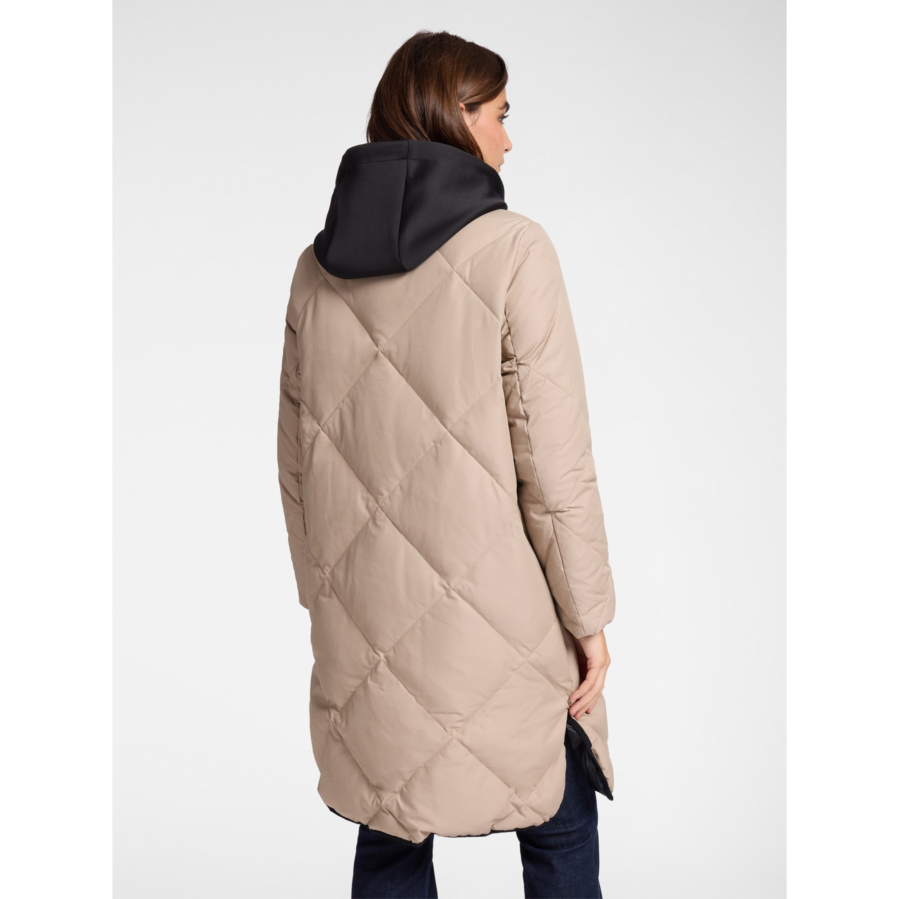 Elena Mirò - Piumino in nylon mat - Beige