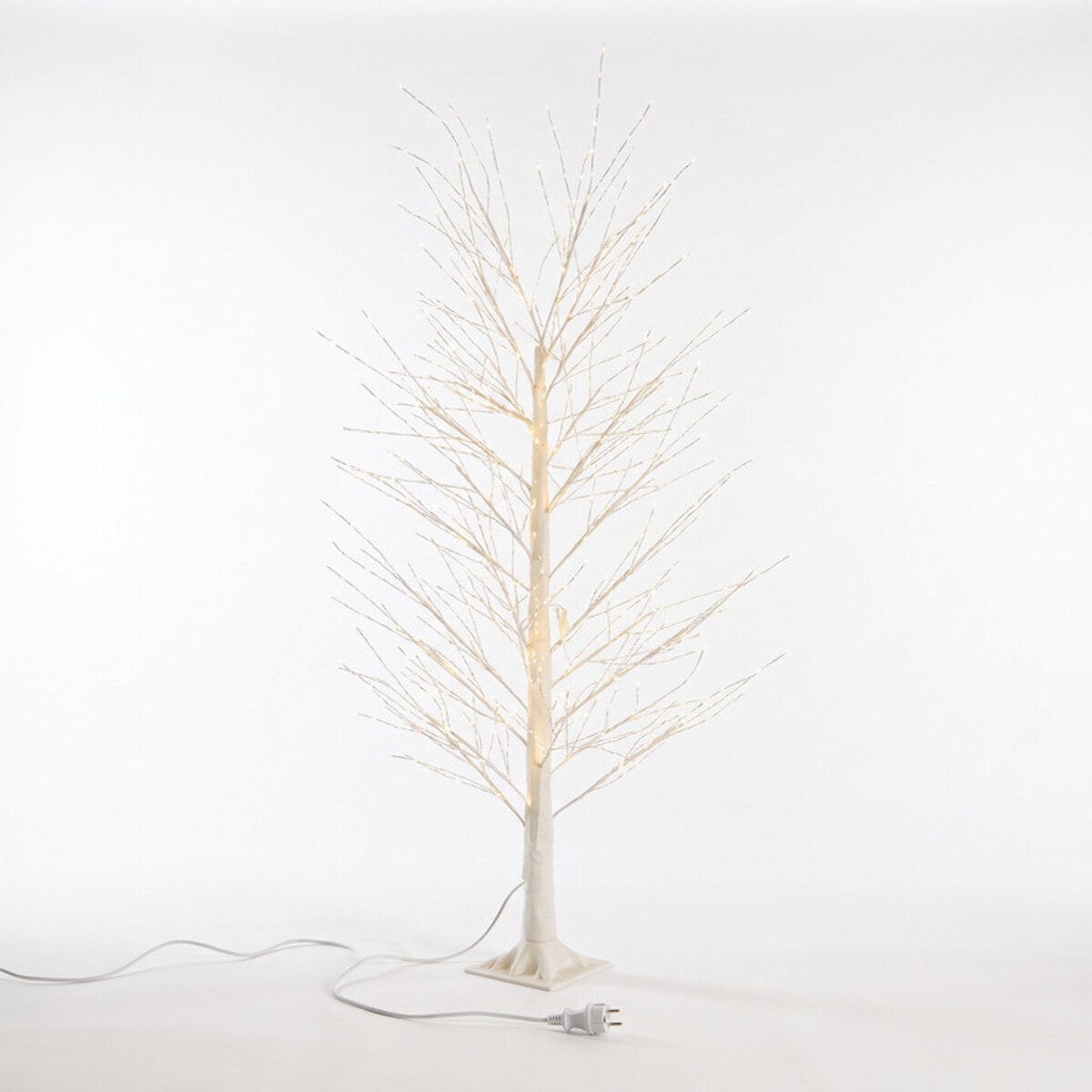 Albero luminoso decorativo con rami LED bianco caldo - Bianco