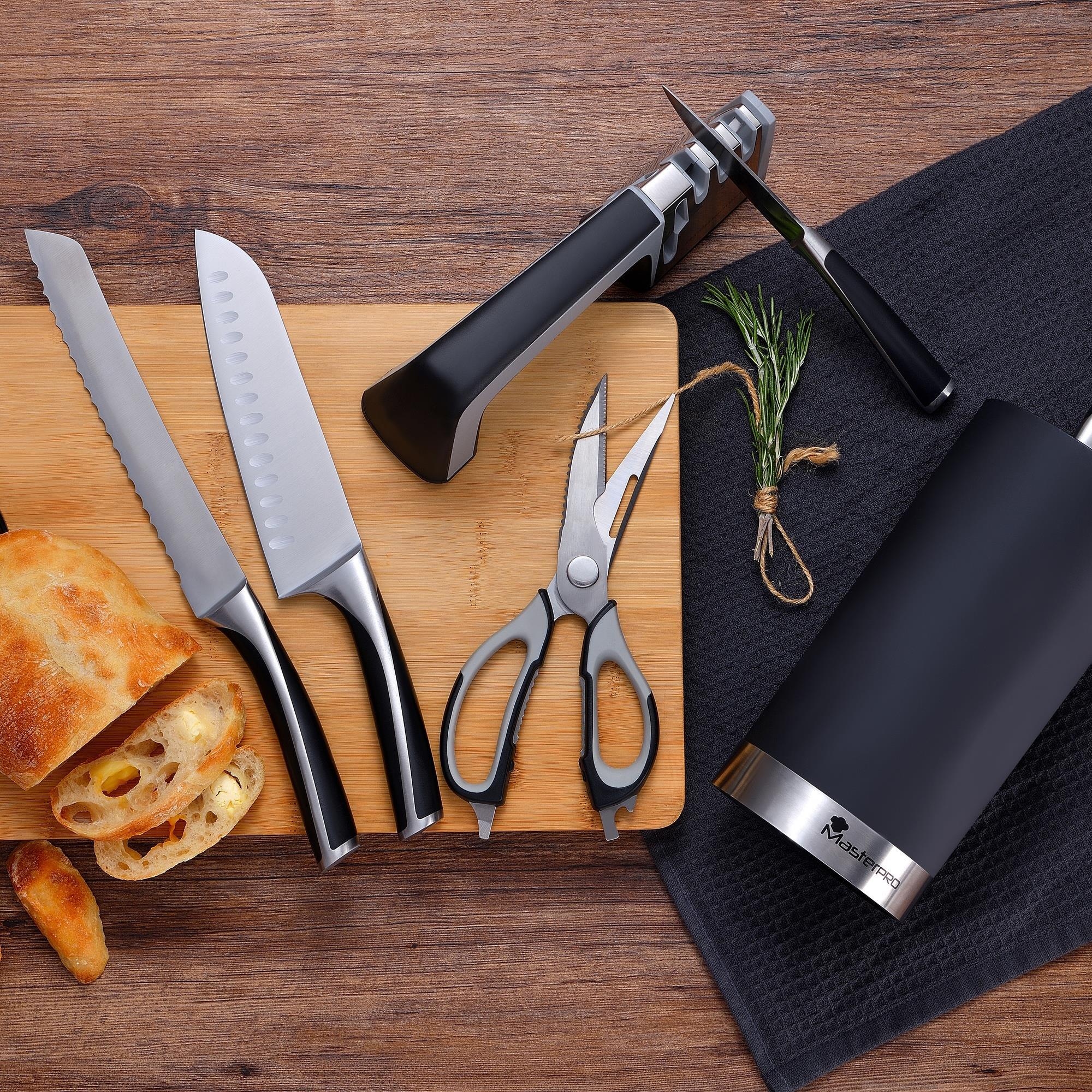 Cuchillo panero 20cm elegance en acero inoxidable masterpro