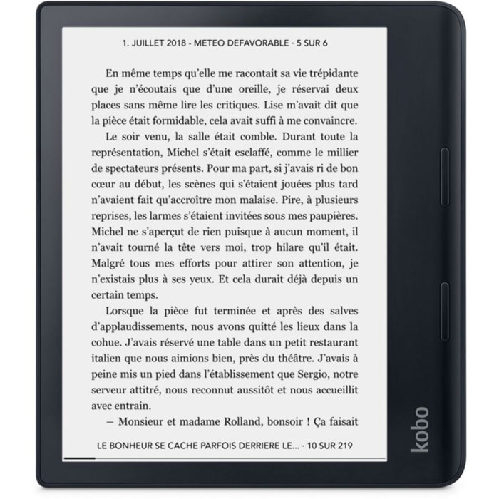 Liseuse eBook KOBO Sage Noire