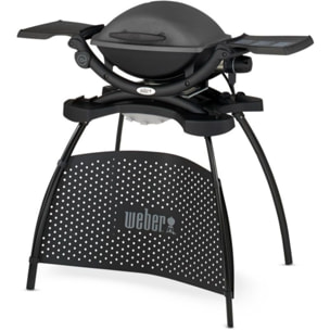 Barbecue électrique WEBER Q 1400 Stand dark grey Grill  sur pieds, 43x32 cm