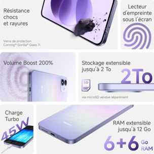 Smartphone XIAOMI Redmi Note 17 5G 128Go Noir