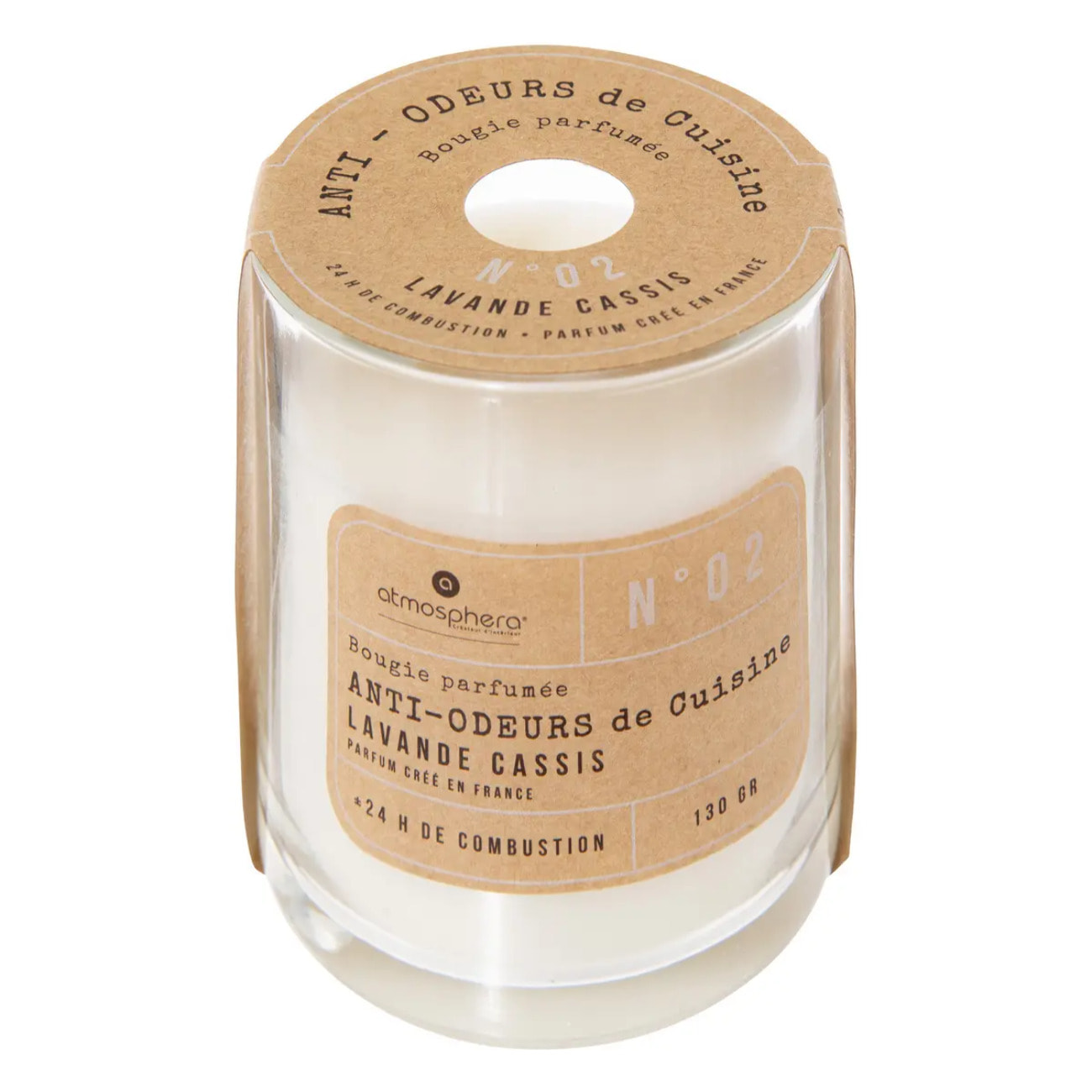 Bougie parfumée anti odeur cuisine 130g