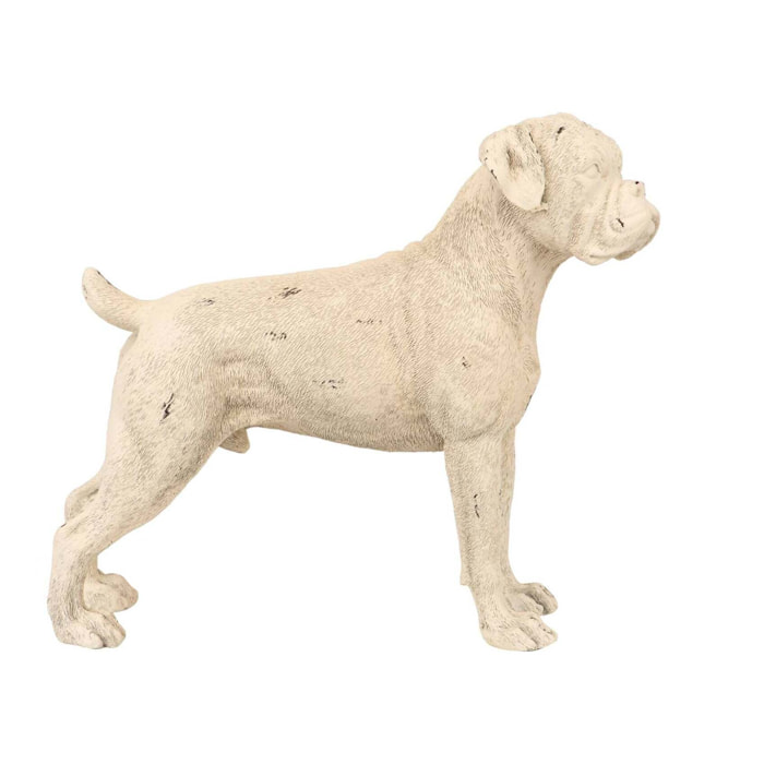 Figura Perro Resina 29x9x25 Cm