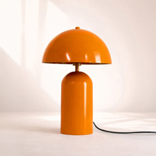 Lampe en métal orange CHLOE