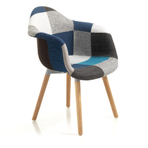 Tomasucci Fauteuil NEW KALEIDOS-I BLEU Multicolore