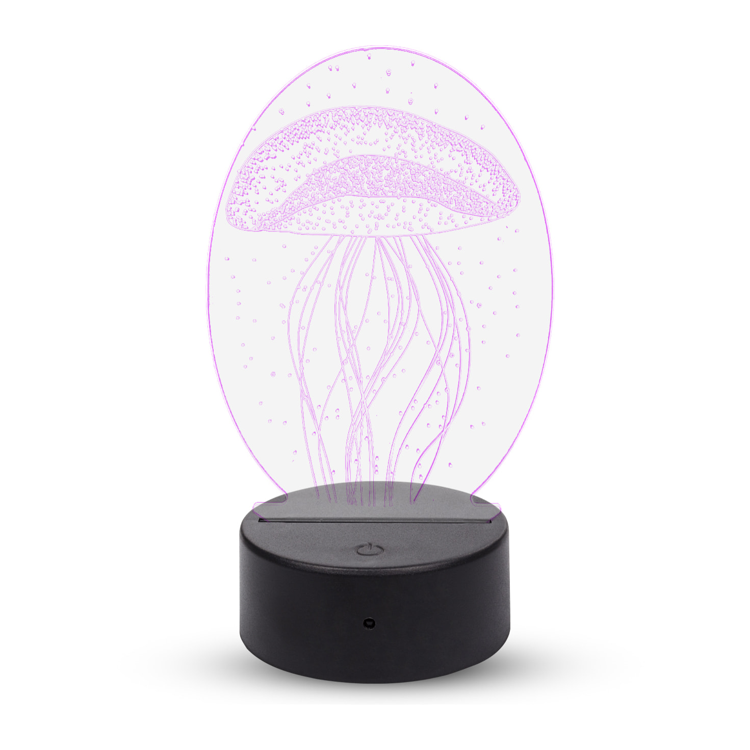 Lámpara ambiental efecto 3D, diseño Medusa. Luces RGB intercambiables, con efectos y mando a distancia.