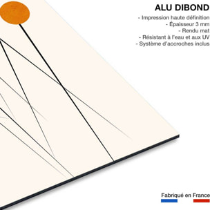 Tableau fleurs Waterflower dancing Tableau alu Dibond