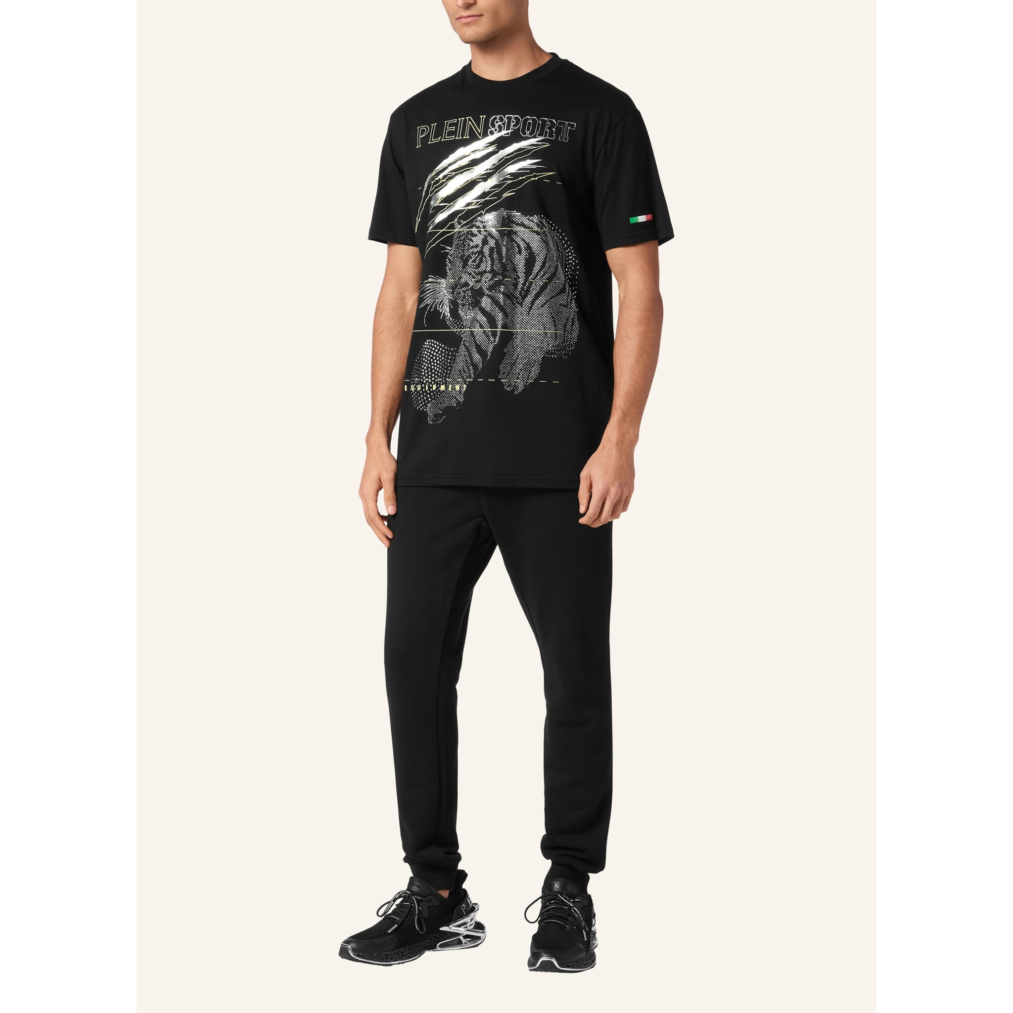 PLEIN SPORT Camiseta Cuello Redondo TIGER