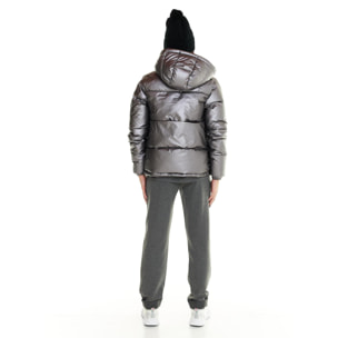 Piumino Leone donna con full zip Greyss