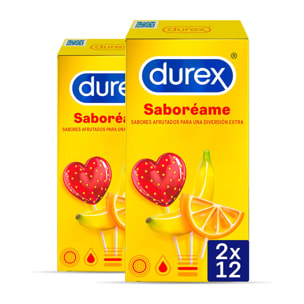 PRESERVATIVOS SABORÉAME - 24 CONDONES