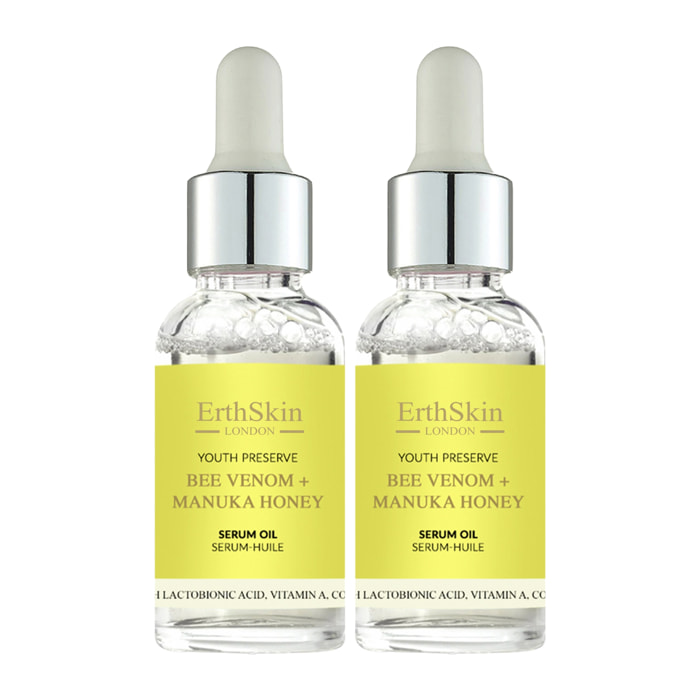 2x Veneno de abeja + Aceite sérico de miel de Manuka