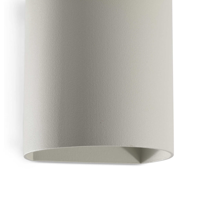 SOLE Lampada da parete rotondo grigio
