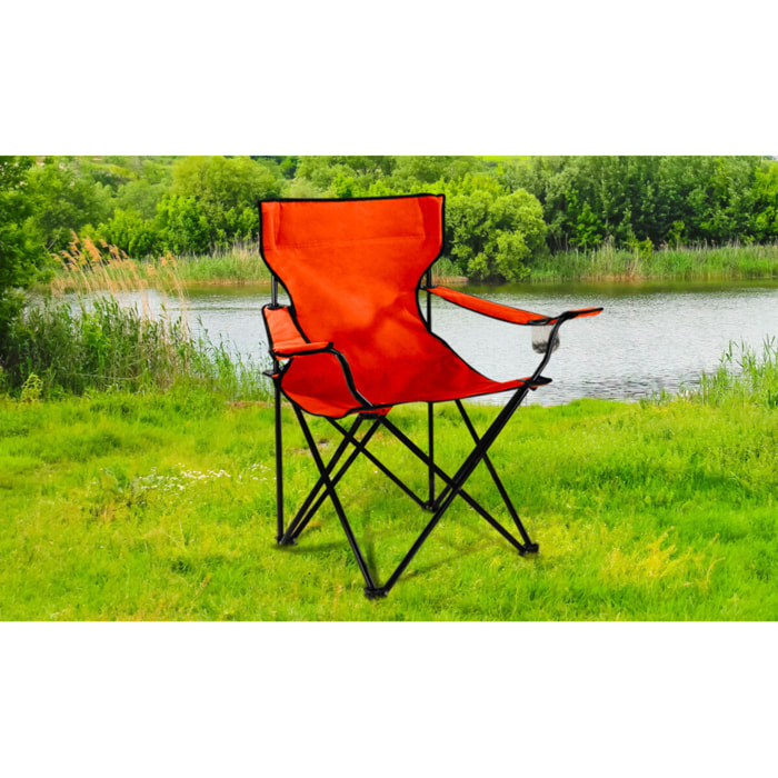 Fauteuil camping/pêche avec housse