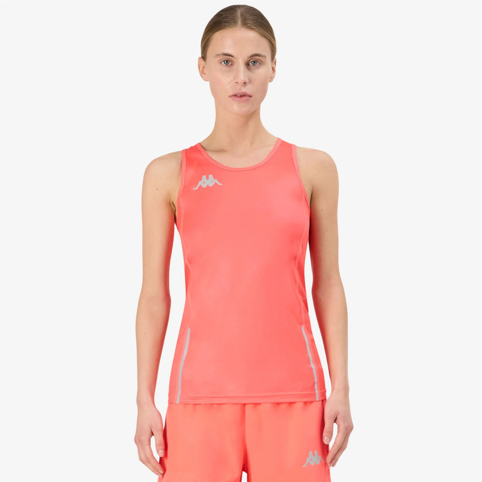 Kappa - T-Shirts & Top Donna Rosso - Kombat Run Fines
