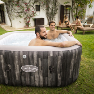 Bestway Spa gonflable carré Lay-Z-Spa Majorca HydroJet Pro 4-6 personnes