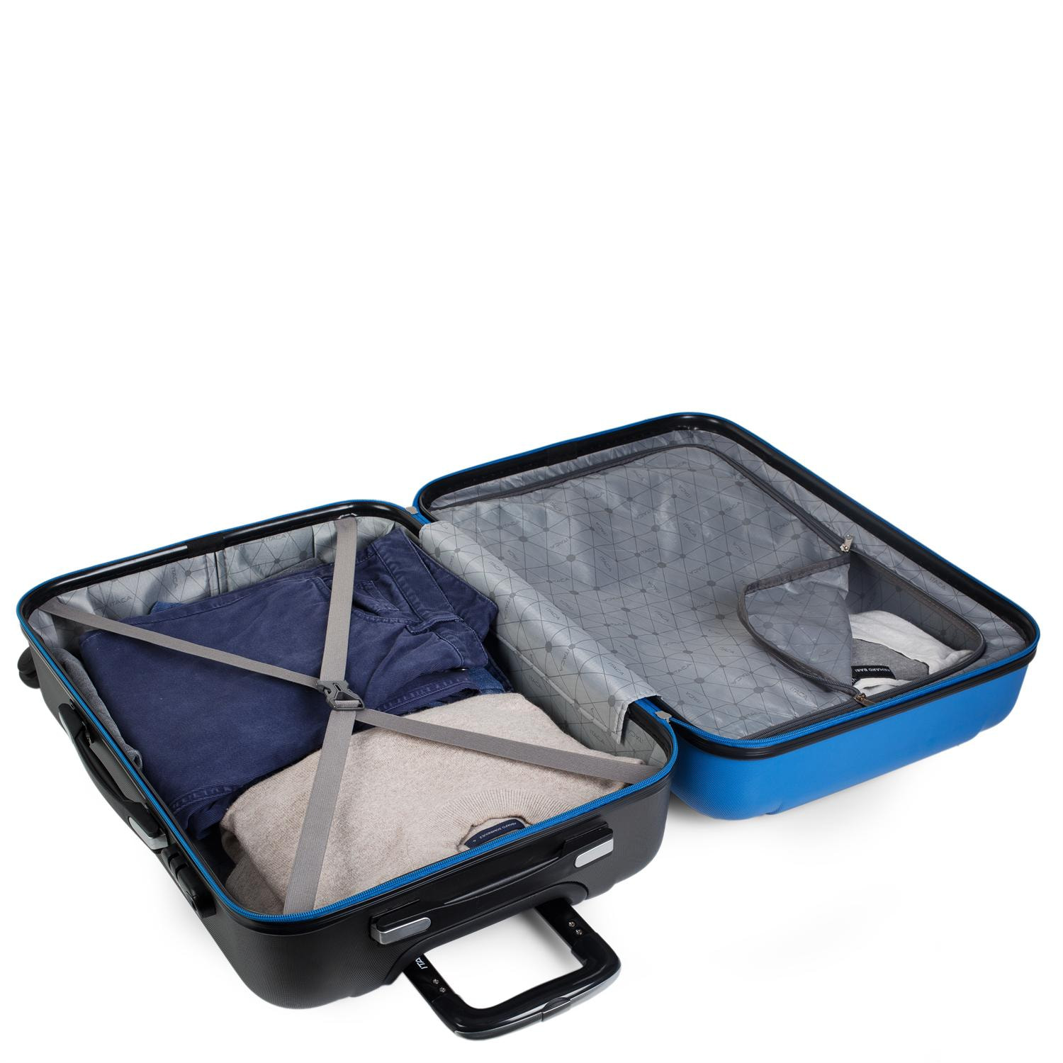 Maleta Itaca Tiber Set De 3 Unidades Azul-Antracita