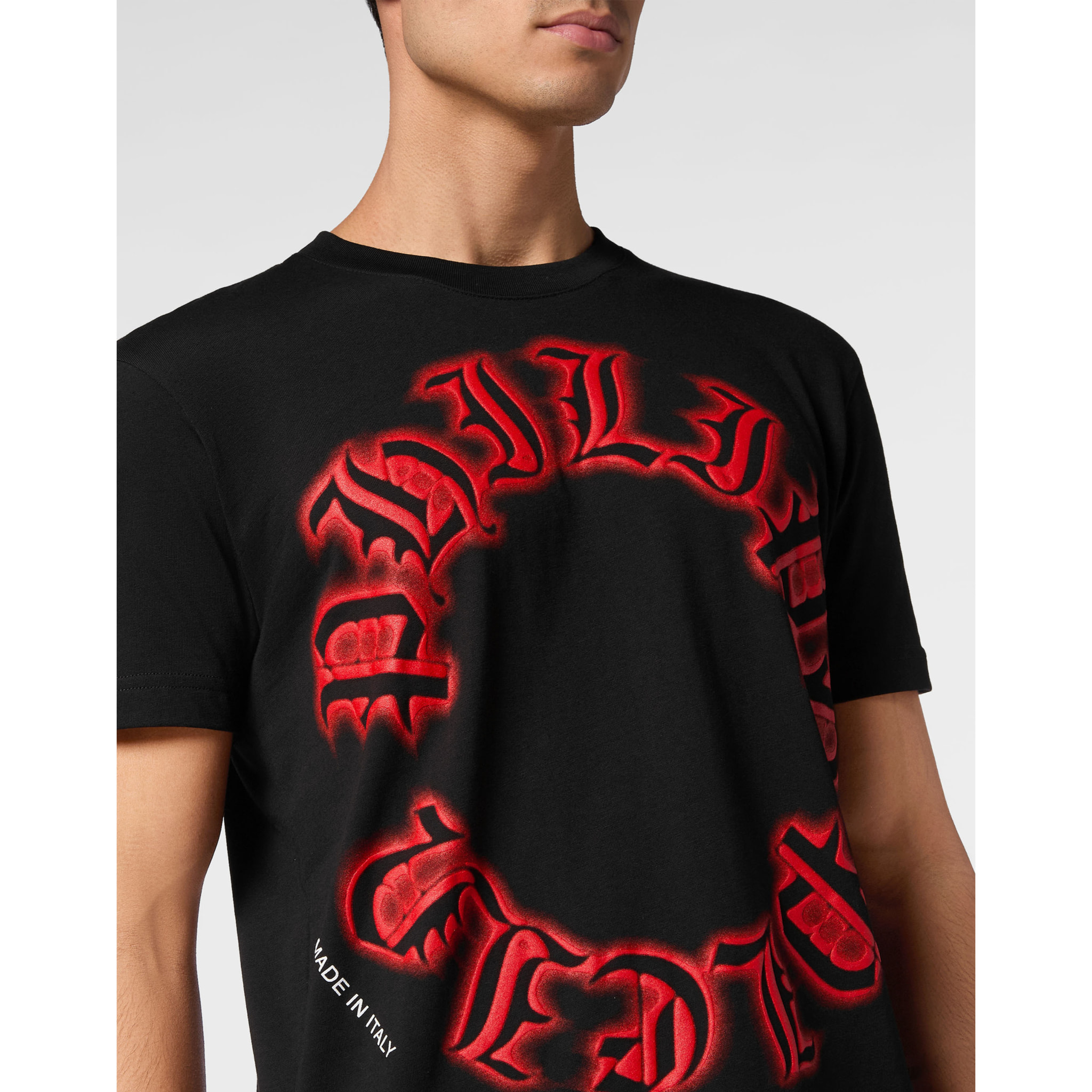 PHILIPP PLEIN T-Shirt Round Neck GOTHIC PLEIN