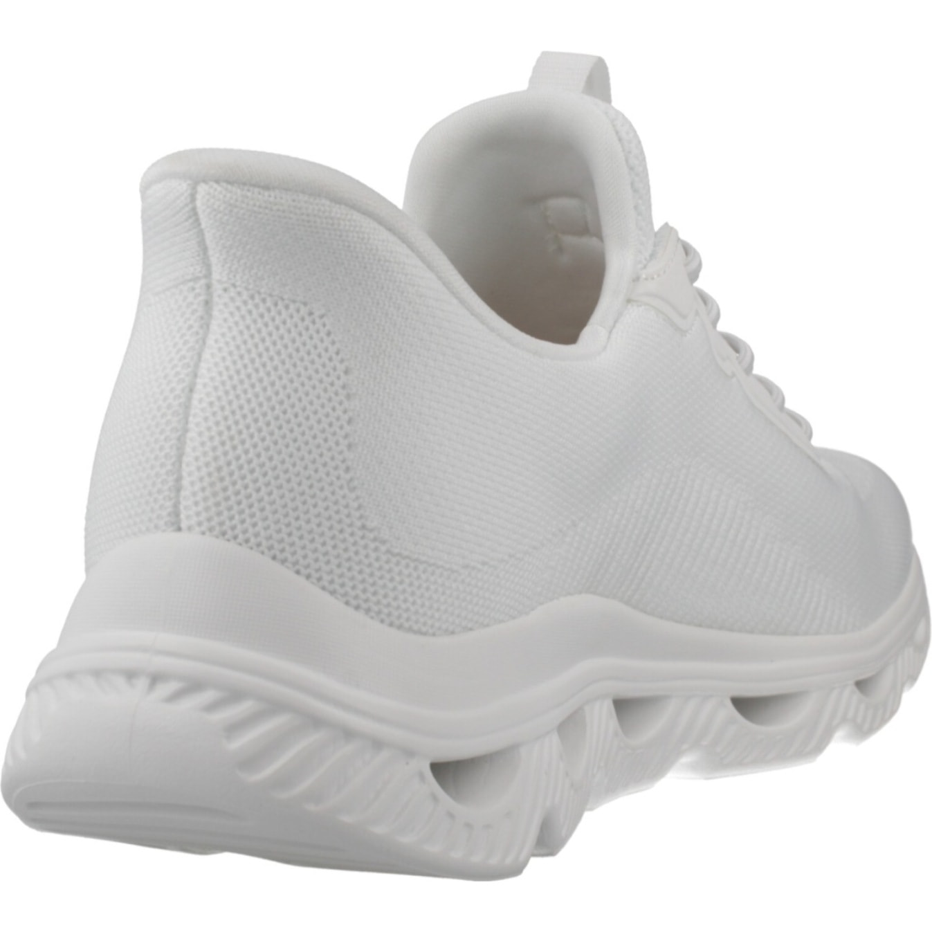 Sneakers De  Mujer Slip-ins Bobs Arc Waves Blanco