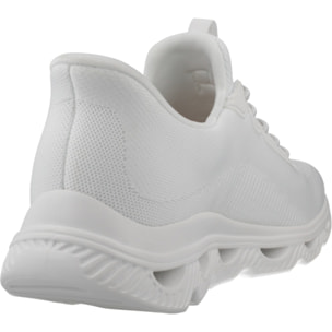 Sneakers De  Mujer Slip-ins Bobs Arc Waves Blanco