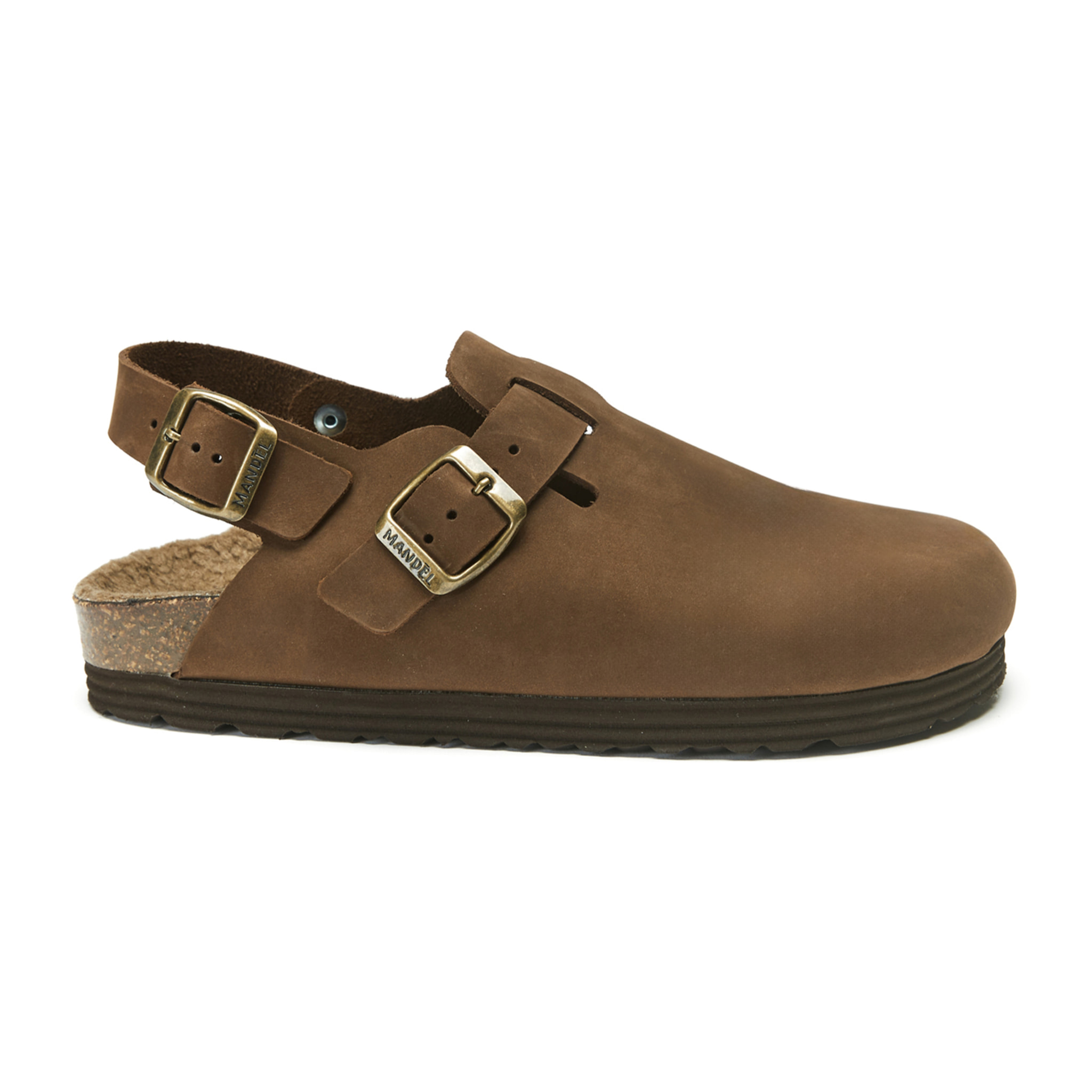 Sabot Mandèl Nubuck Testa di Moro