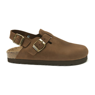 Sabot Mandèl Nubuck Testa di Moro