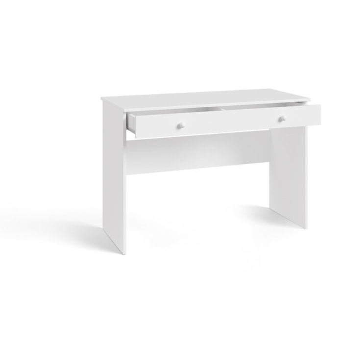 Scrivania BASIC bianca 110 cm con cassetto