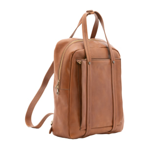 Zaino  unisex In Vera pelle Made in Italy 43x33x11 cm